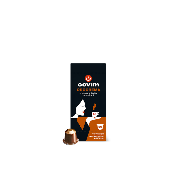 Alluminio OROCREMA Covim Compatibili Nespresso 30cps