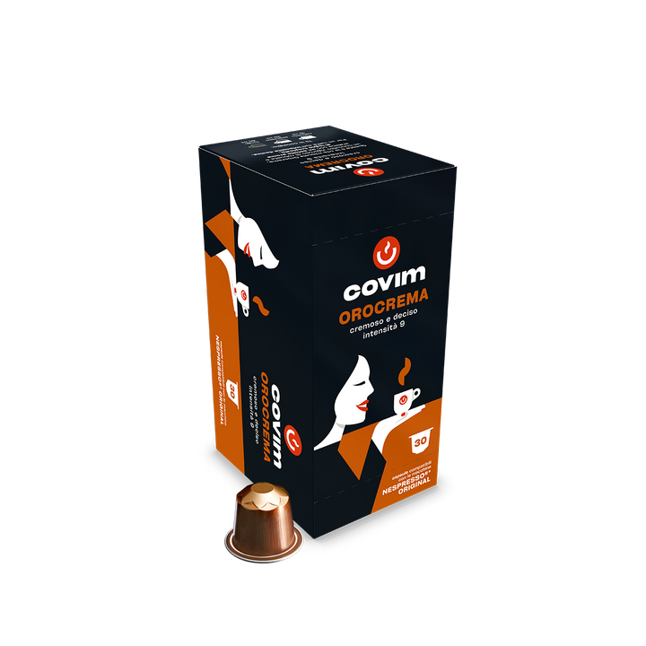 Alluminio OROCREMA Covim Compatibili Nespresso 30cps