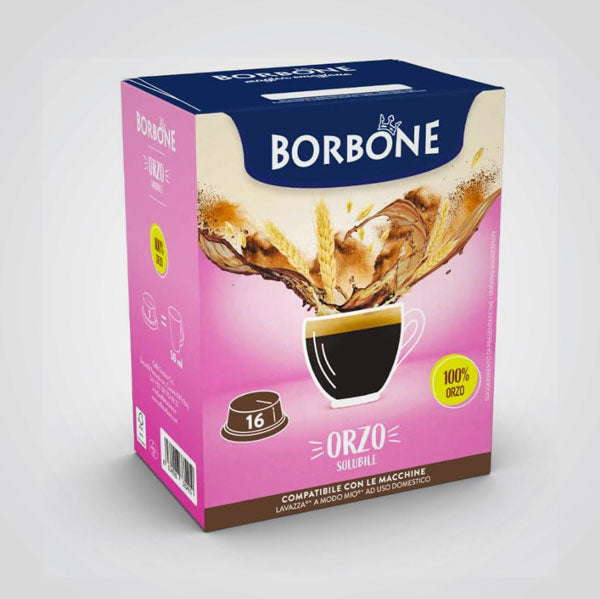 Caffè Borbone Gerstenkaffee (Orzo) Kapseln - Lavazza A Modo Mio kompatibel (16 Kapseln)