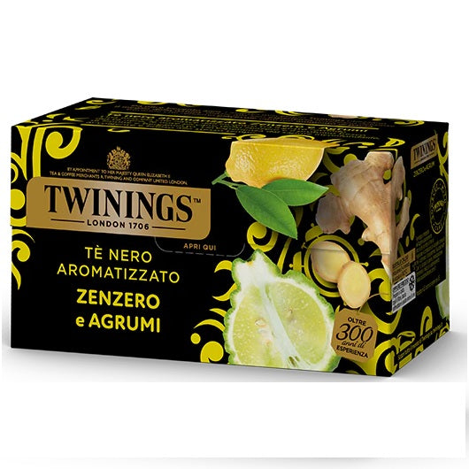 Ginger and Citrus flavored black tea 25 filters