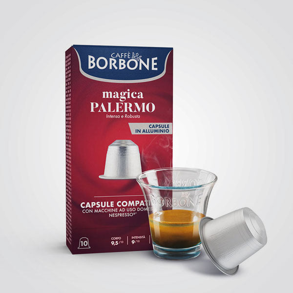 Caffè Borbone capsule MAGICA PALERMO Compatibili Nespresso®100 pz