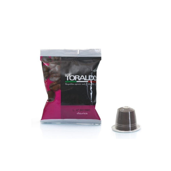 Caffè Toraldo Capsules compatibles Nespresso* - Mélange Classique 100pcs