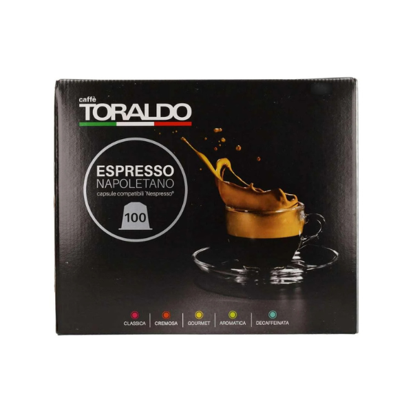Caffè Toraldo Capsules compatibles Nespresso* - Mélange Classique 100pcs
