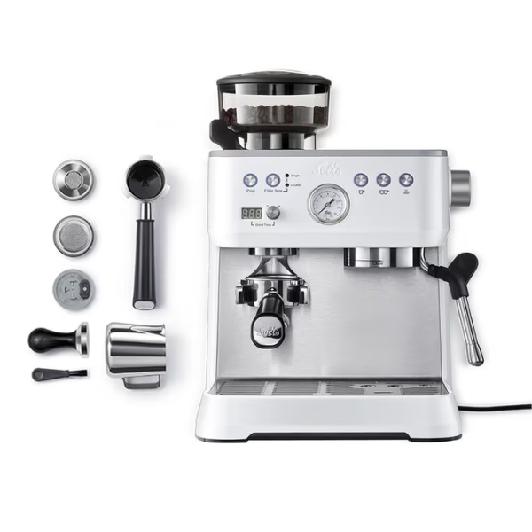 Macchina da caffè espresso Solis Grind & Infuse Perfetta – Bianca