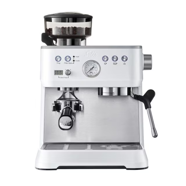 Macchina da caffè espresso Solis Grind & Infuse Perfetta – Bianca