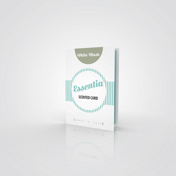 Card profumata muschio bianco