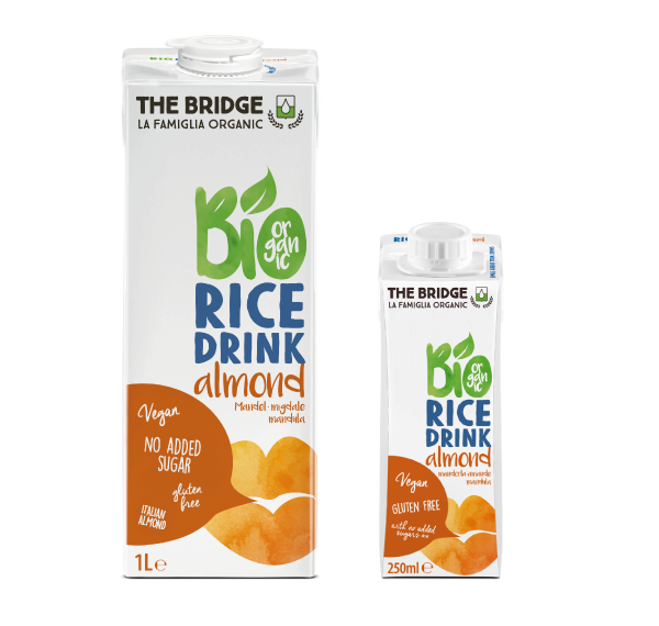 Organic Rice Drink with Almonds - 1L 