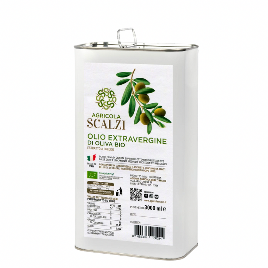 Olio Extravergine di oliva BIO 3L