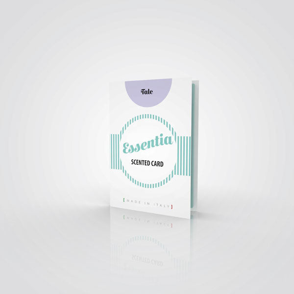 Talcum scented card