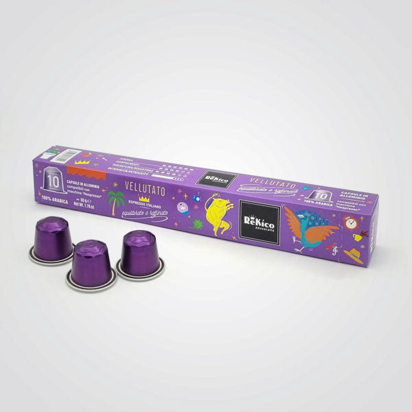 Nespresso compatible ALU coffee capsules * 100% Arabica velvet