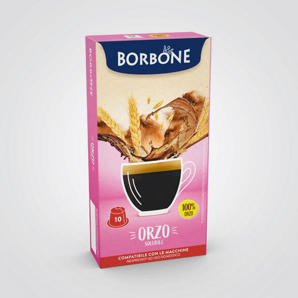 Caffè Borbone Barley Coffee (Orzo) Capsules - Nespresso Compatible (10 Capsules)