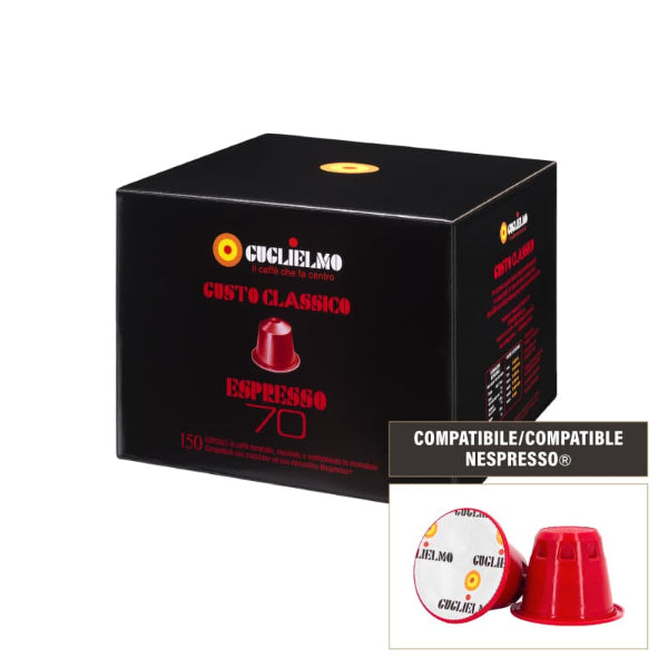 Capsules de café Nespresso * compatibles Rosso 70 150 cps
