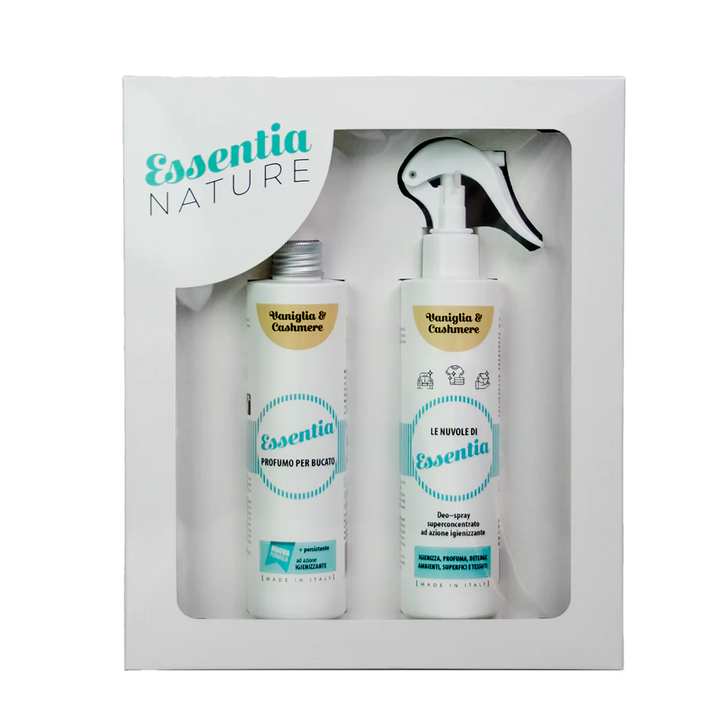 Coffret cadeau parfum de lessive vanille et cachemire