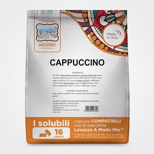 Capsules de café compatibles avec A Modo Mio Cappuccino 16 capsules
