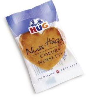 Biscuits en portion individuelle Nuss-Härzli 250 pièces