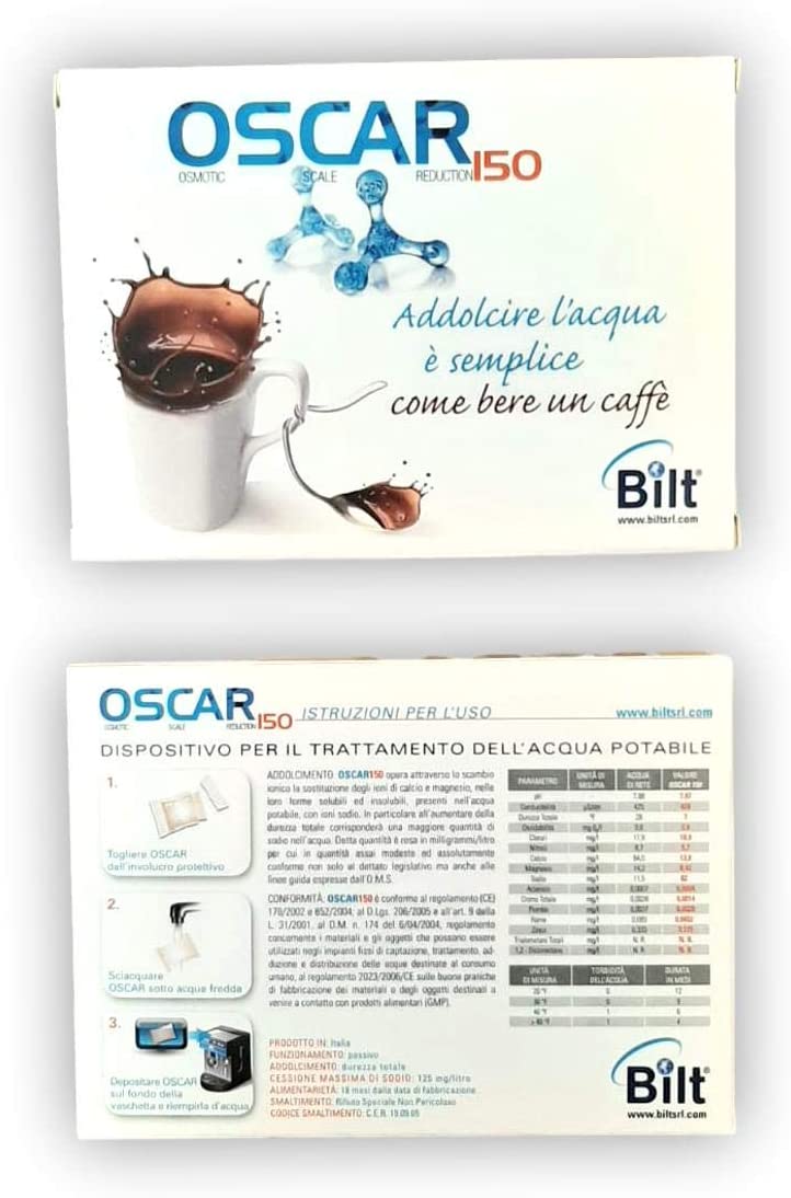 FILTRO ANTICALCARE UNIVERSALE BILT OSCAR 150 MACCHINE CAFFÈ