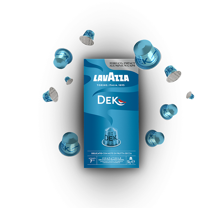 Coffee capsules Nespresso * compatible Dek 10 cps