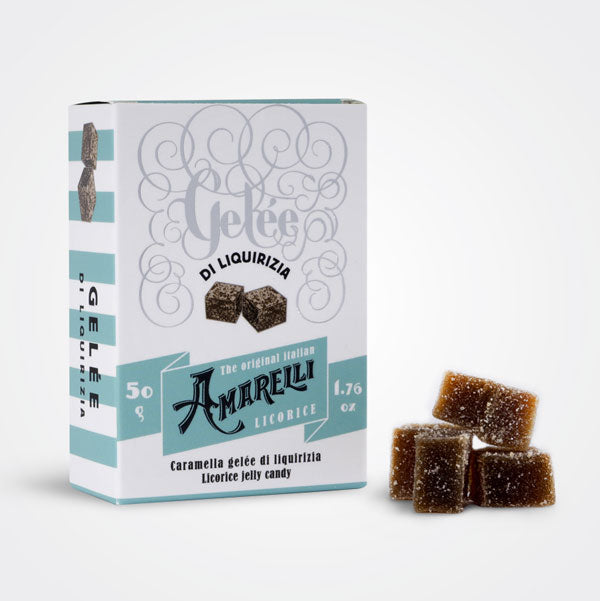 Gelèe Amarelli mint liquorice 50 gr