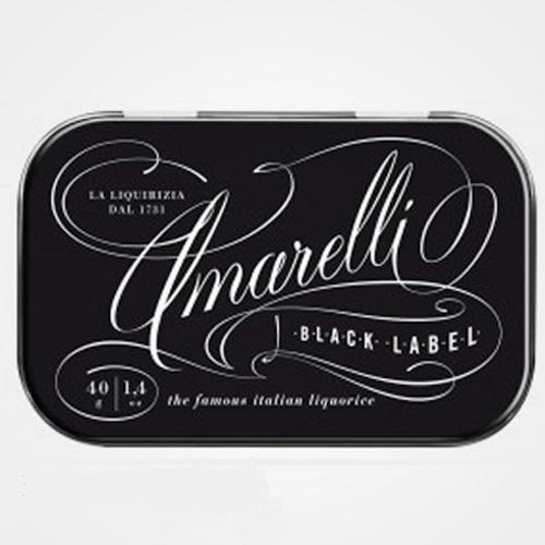 Pure liquorice Black Label Amarelli 40 gr