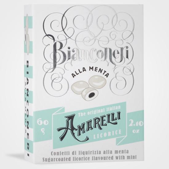 Liquirizia alla menta Bianconeri Amarelli 60 gr