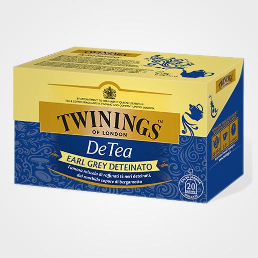 DeTea Earl Gray Classic decaffeinated black tea 20 filters