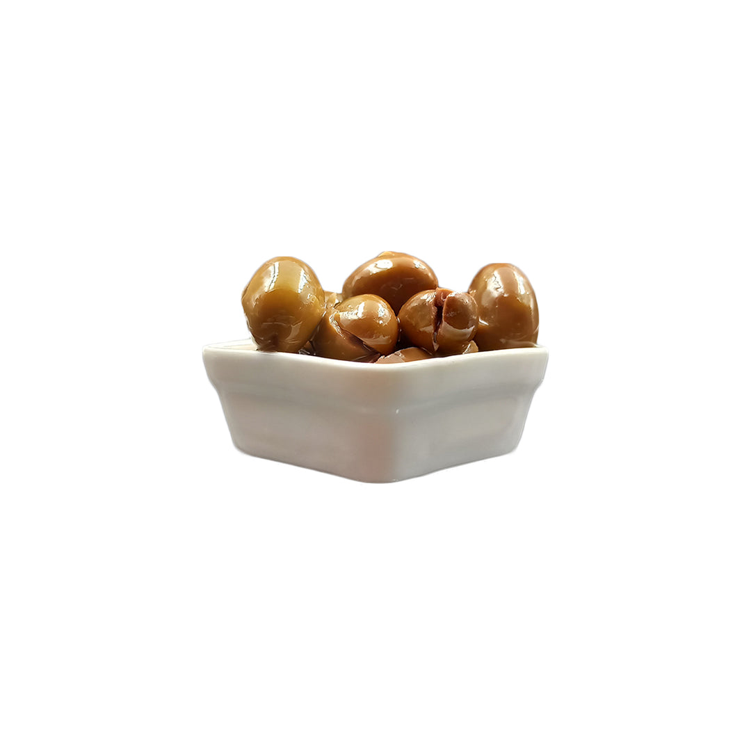 Olives vertes concassées à la main