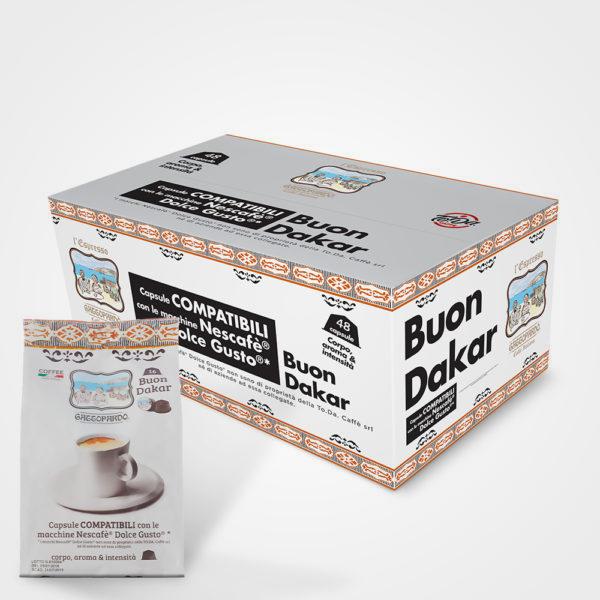 Dolce Gusto DAKAR compatible coffee capsules 16 capsules