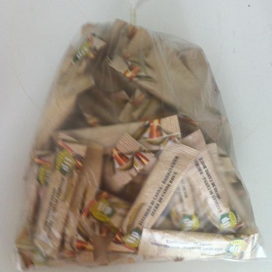 Sachets de sucre de canne 100 pcs