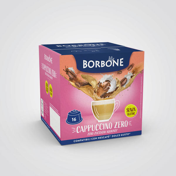 Cappuccino Zero Borbone capsule compatibili Nescafè Dolce Gusto 16 capsule