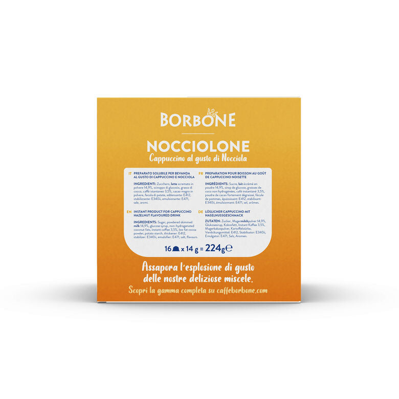 Nocciolone Borbone capsule compatibili Nescafè Dolce Gusto 16 capsule