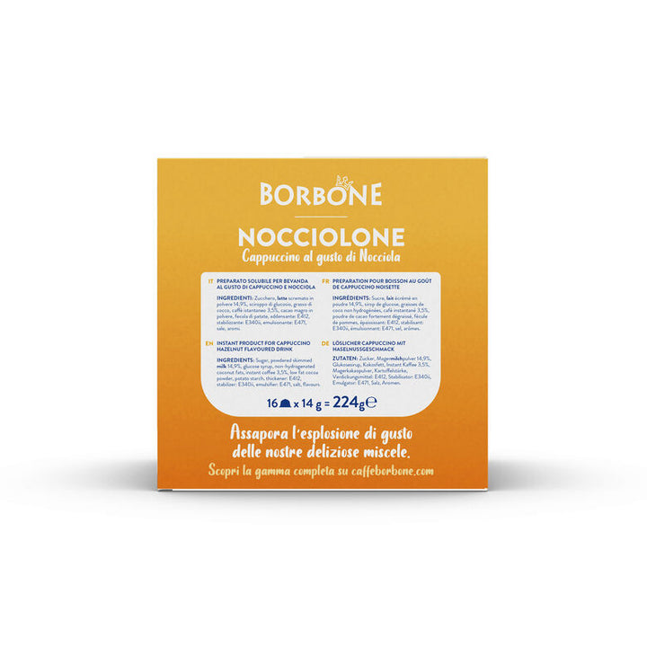 Nocciolone Borbone capsule compatibili Nescafè Dolce Gusto 16 capsule