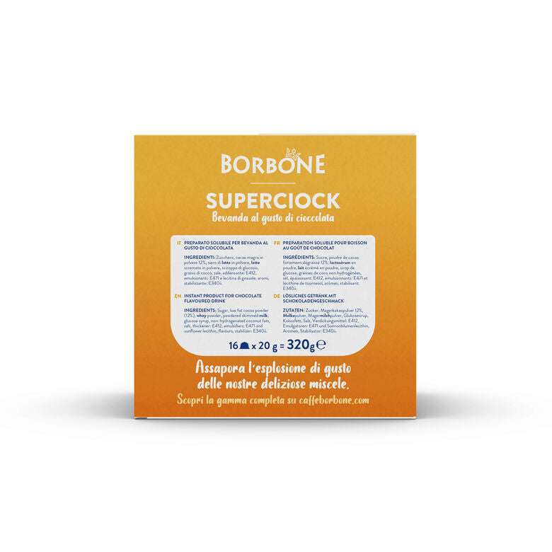Superciok Dolce Borbone capsule compatibili Nescafè Dolce Gusto 16 capsule
