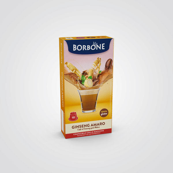 Caffè Ginseng Amaro Borbone capsule compatibili Nespresso * 10 capsule