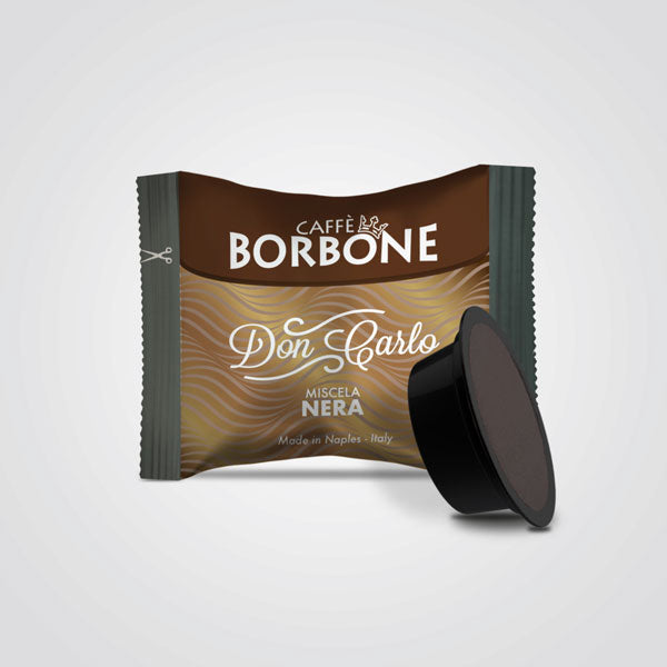 Caffè Borbone capsule compatibili A Modo Mio Don Carlo Miscela Nera 100 capsule