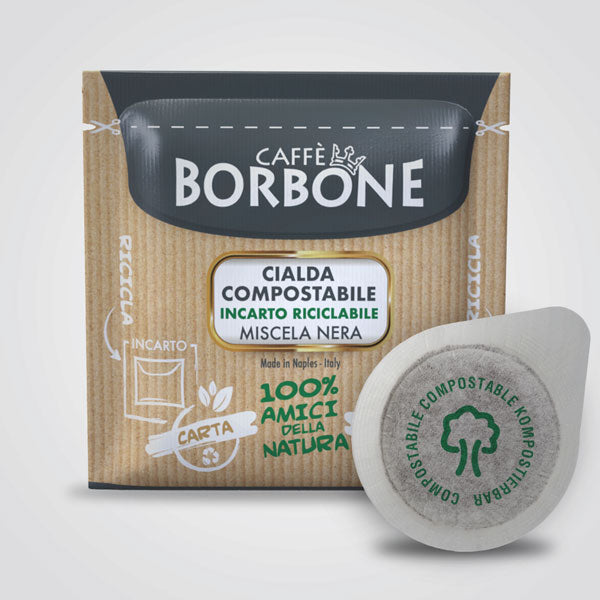Caffè Borbone cialde compostabili ESE 44 qualità Miscela Nera