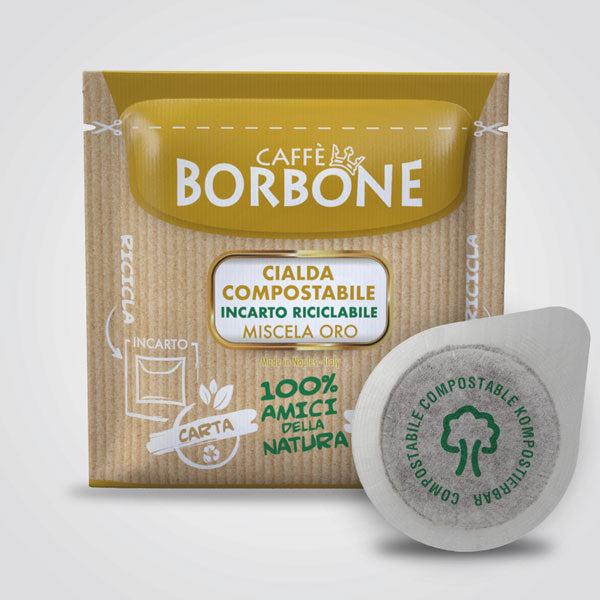 Caffè Borbone ESE Kaffeepads 44mm kompostierbar - Miscela Oro / Goldene Mischung