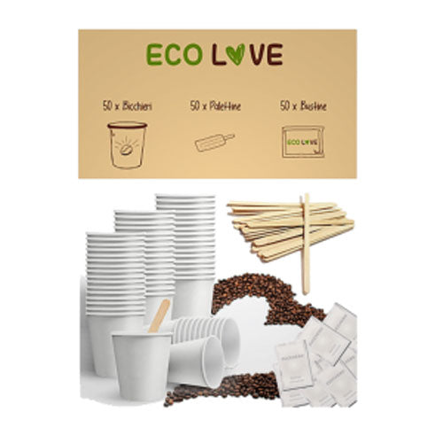 Kit d'accessoires pour le café Eco Love 50 pièces