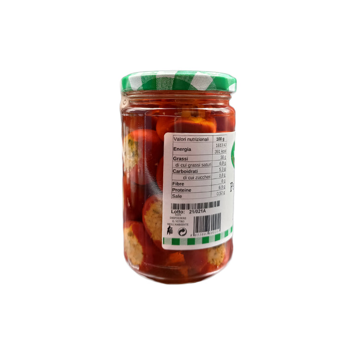 Tuna stuffed chilli pepper