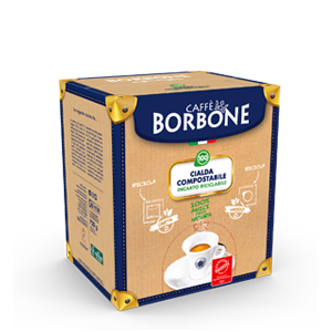 Caffè Borbone cialde compostabili ESE 44 qualità Miscela Nera